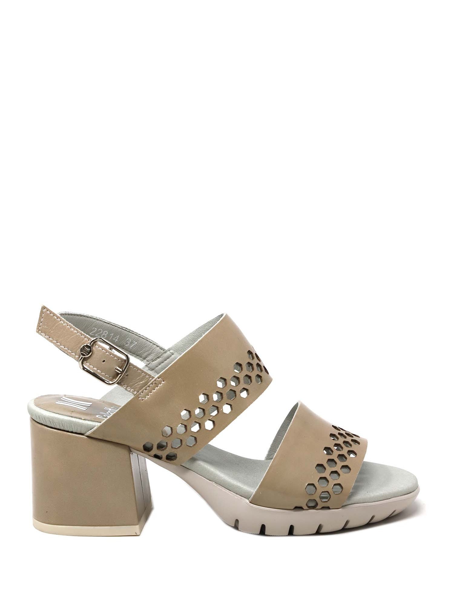 Sandali tacco Beige Callaghan