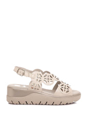 Sandali zeppa Beige Callaghan