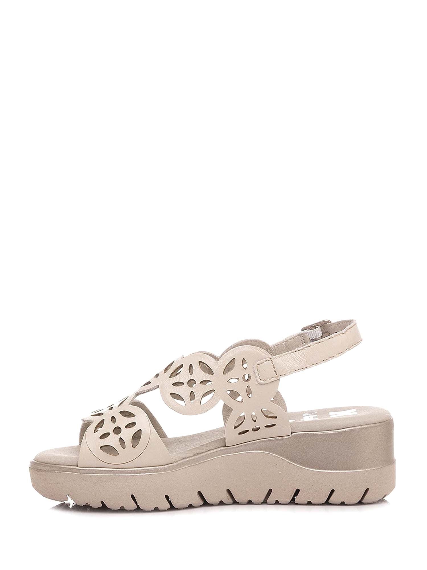 Sandali zeppa Beige Callaghan