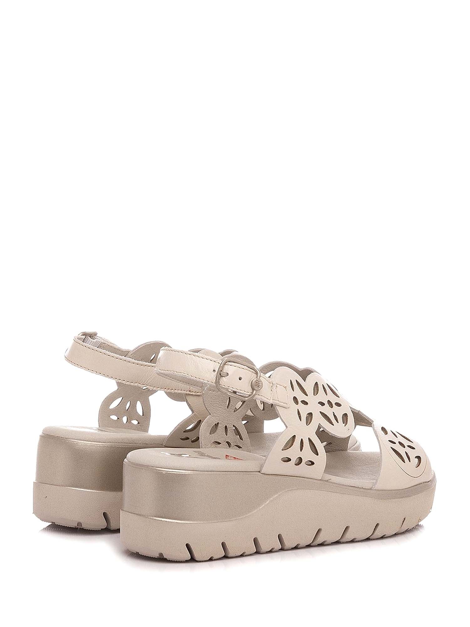 Sandali zeppa Beige Callaghan