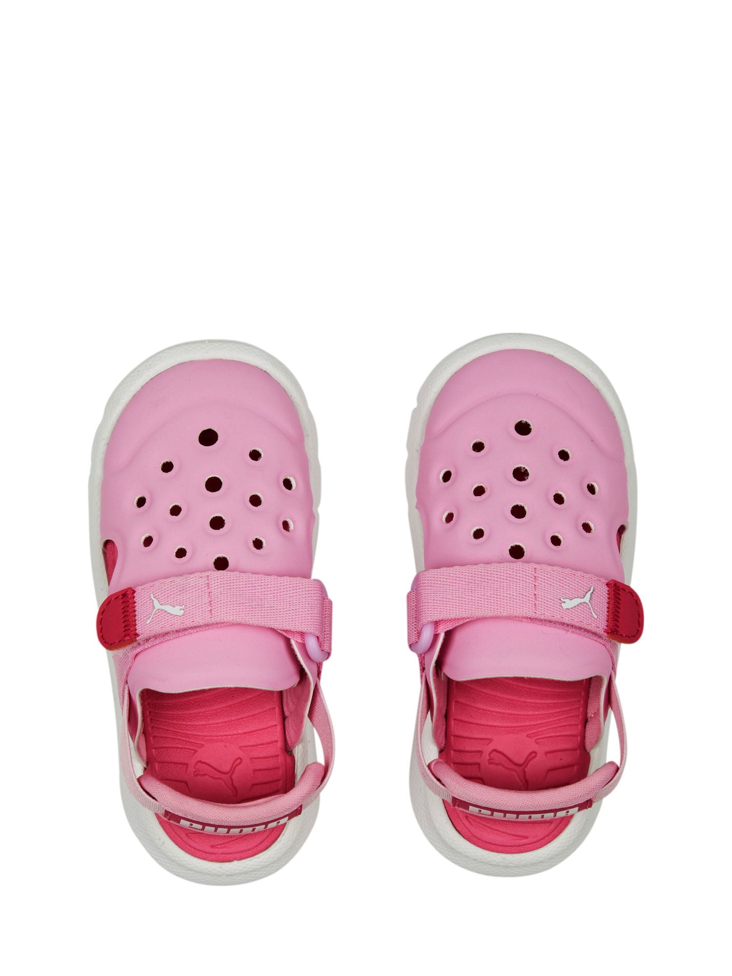 Sandali con strappi Rosa Puma