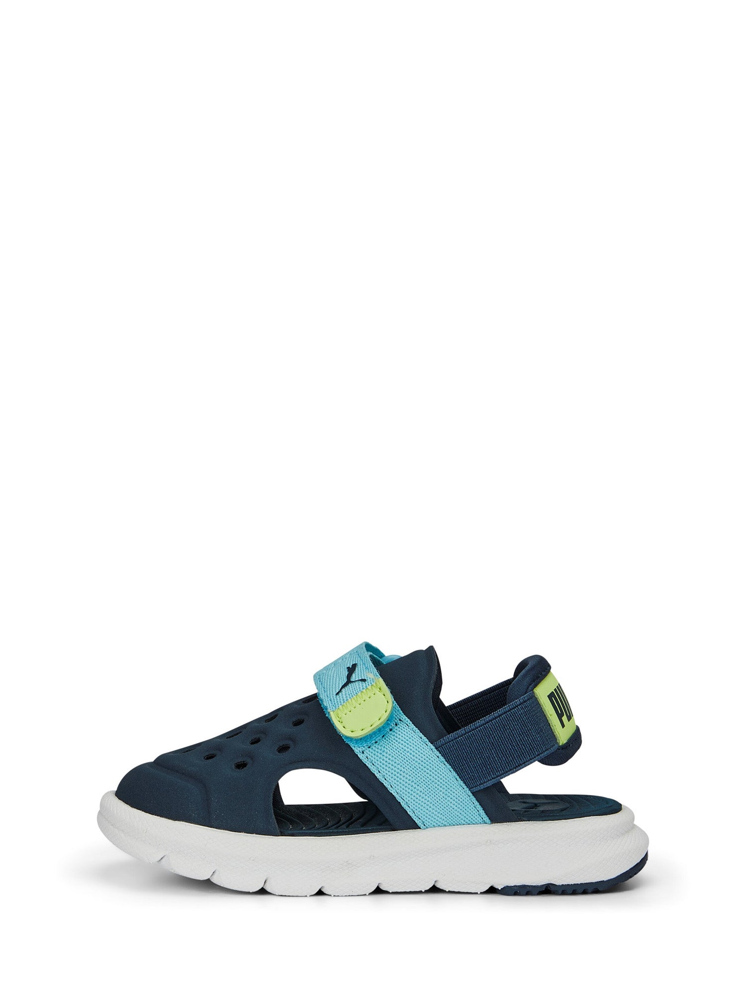 Sandali con strappi Blu Puma