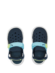 Sandali con strappi Blu Puma