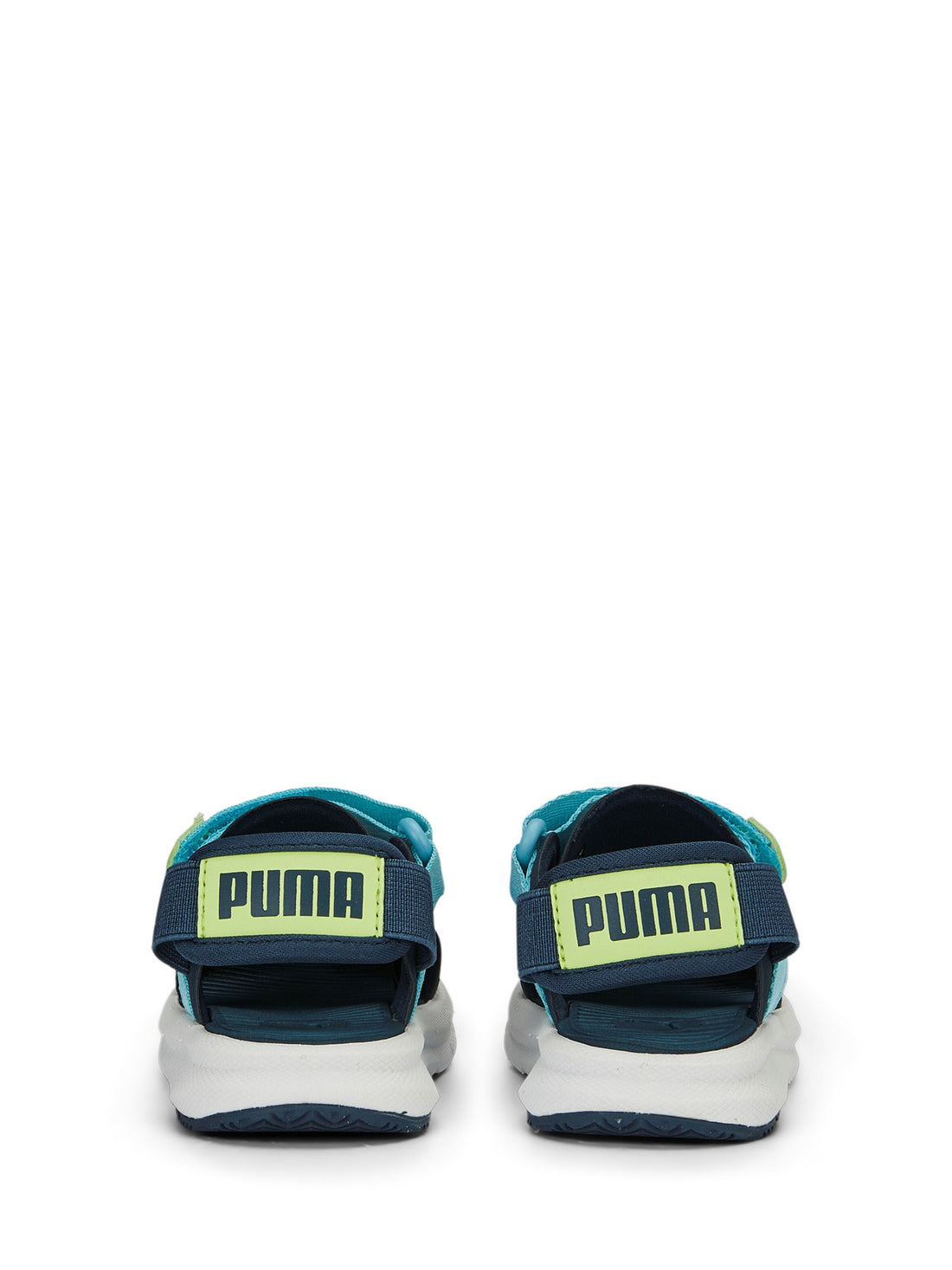 Sandali con strappi Blu Puma