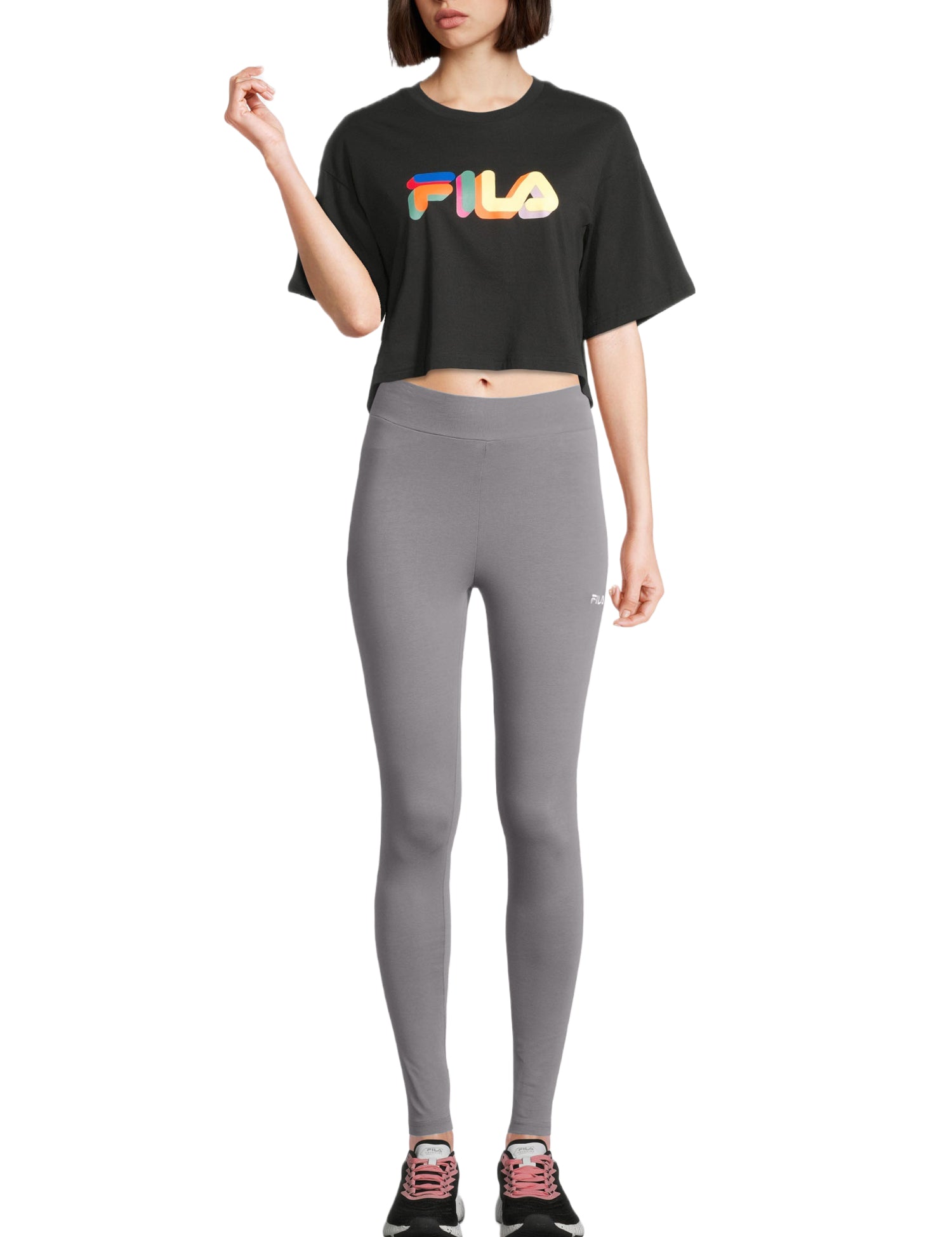 Leggings Grigio Fila