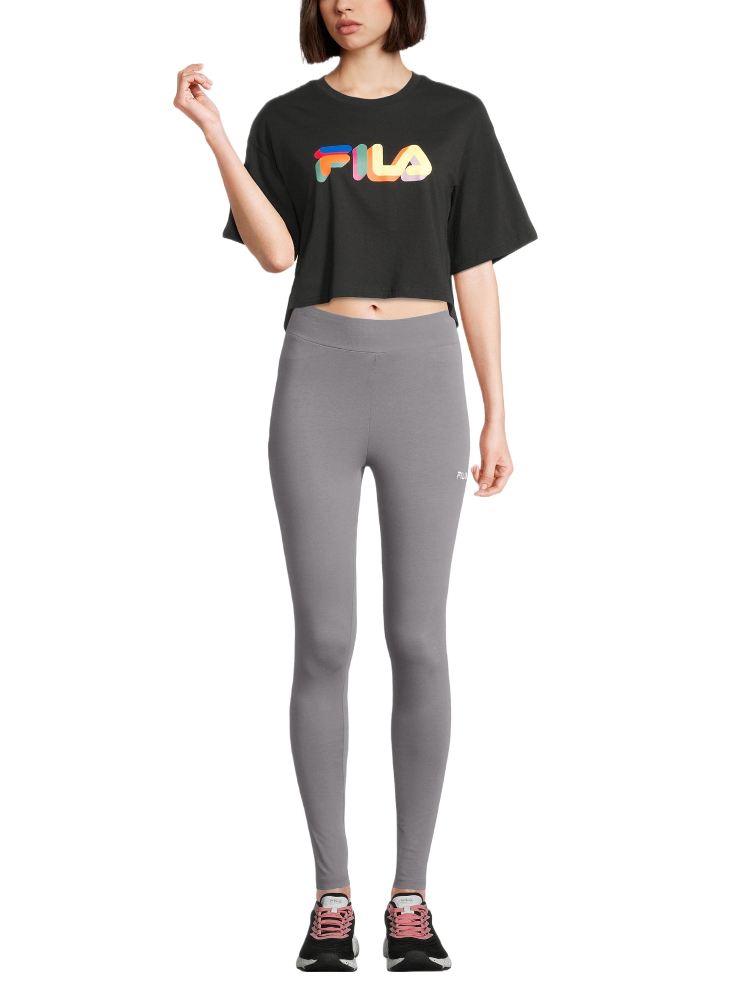 Leggings Grigio Fila