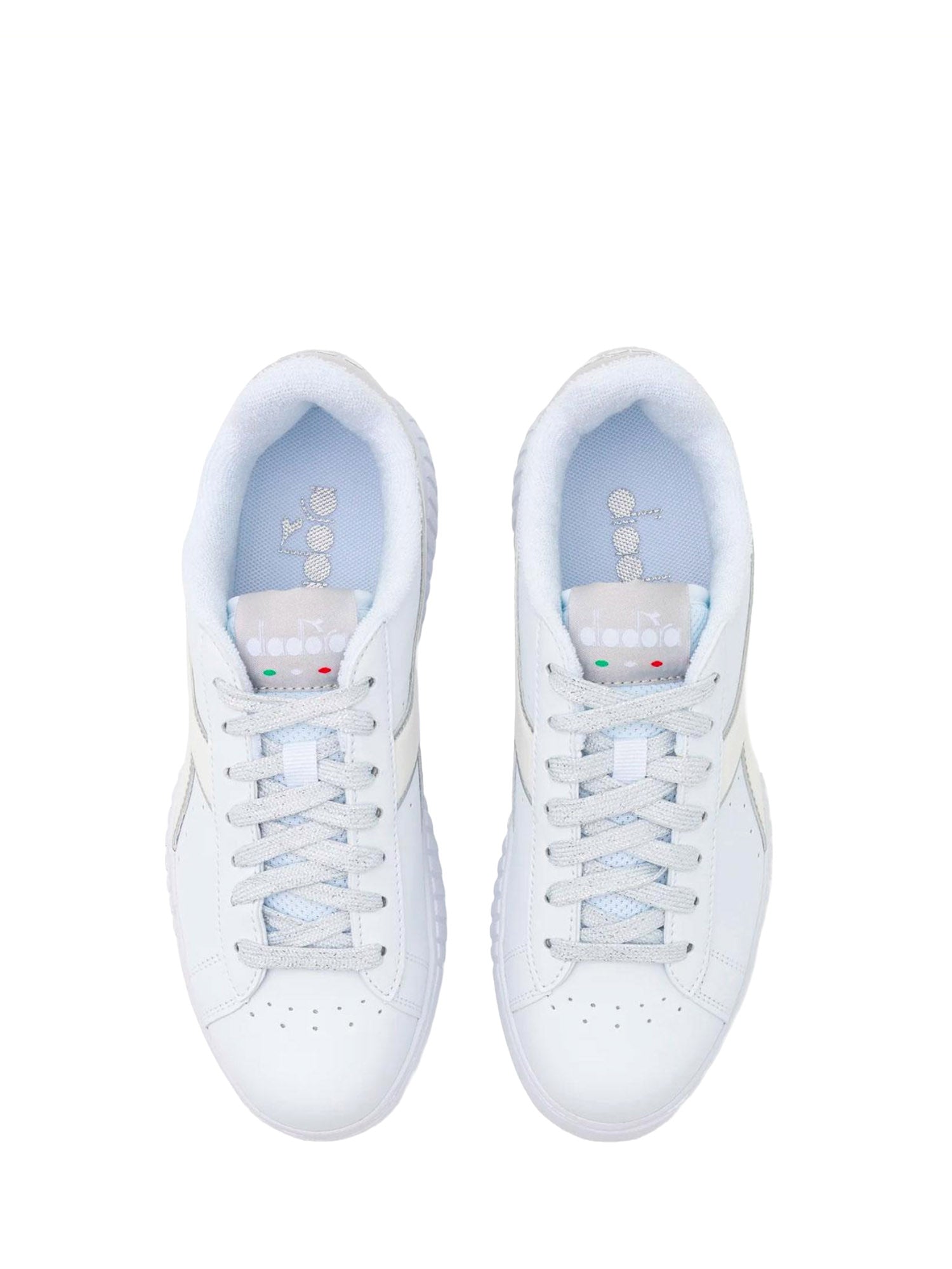 Sneakers Bianco Argento Diadora