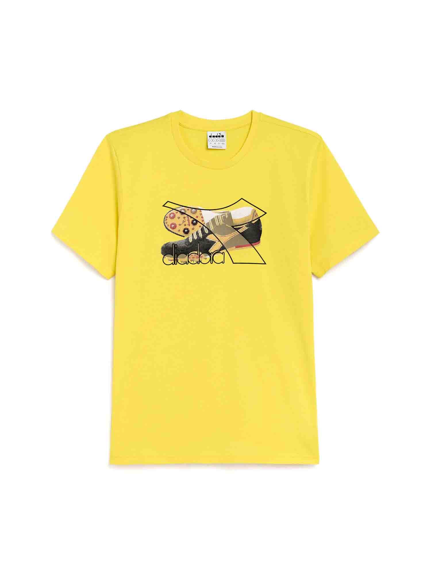 T-shirt Giallo Diadora
