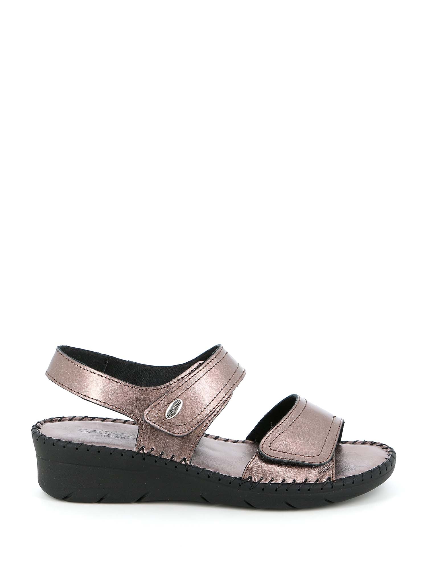 Sandali con strappi Grigio Grunland