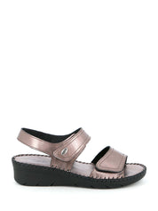 Sandali con strappi Grigio Grunland