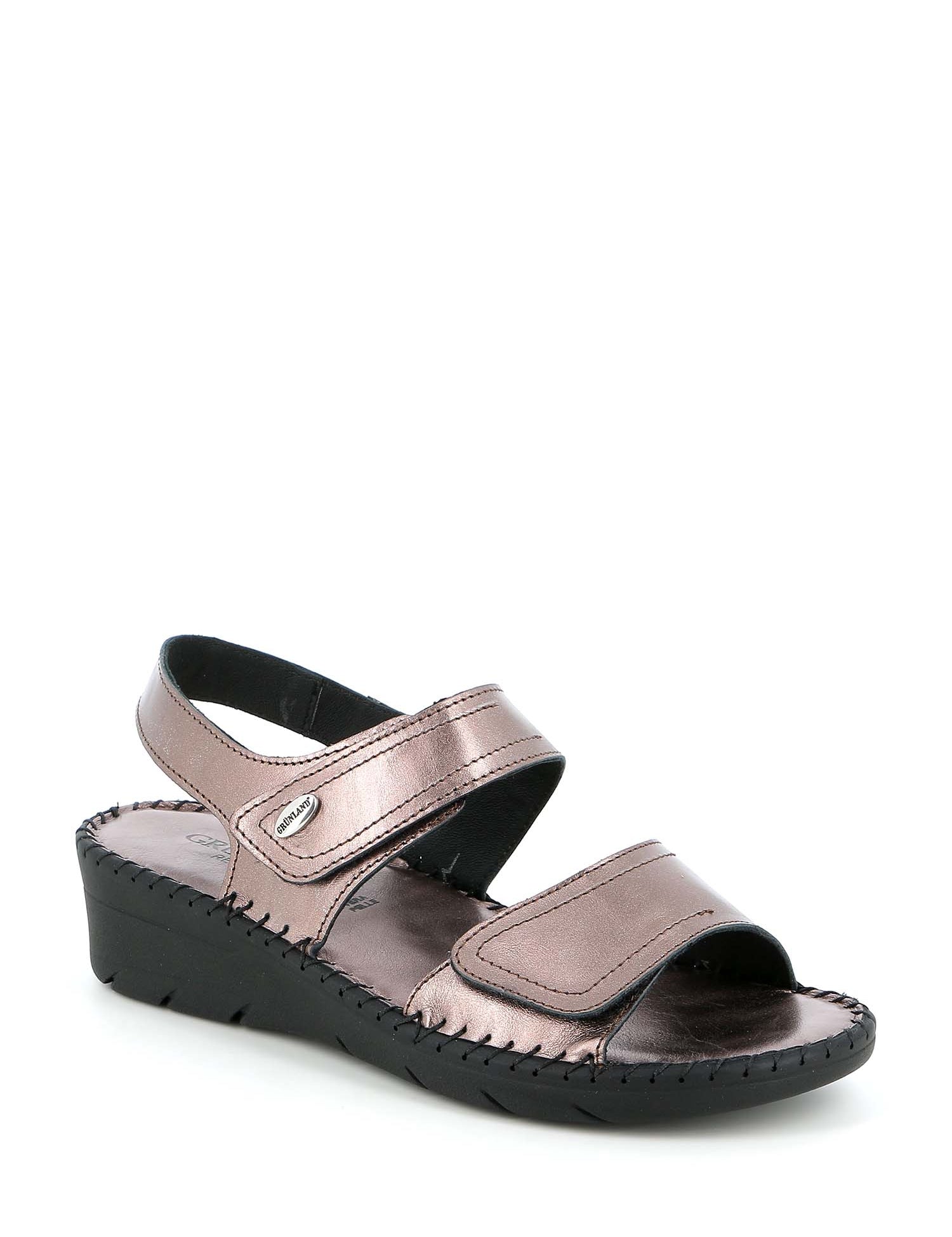 Sandali con strappi Grigio Grunland