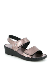 Sandali con strappi Grigio Grunland