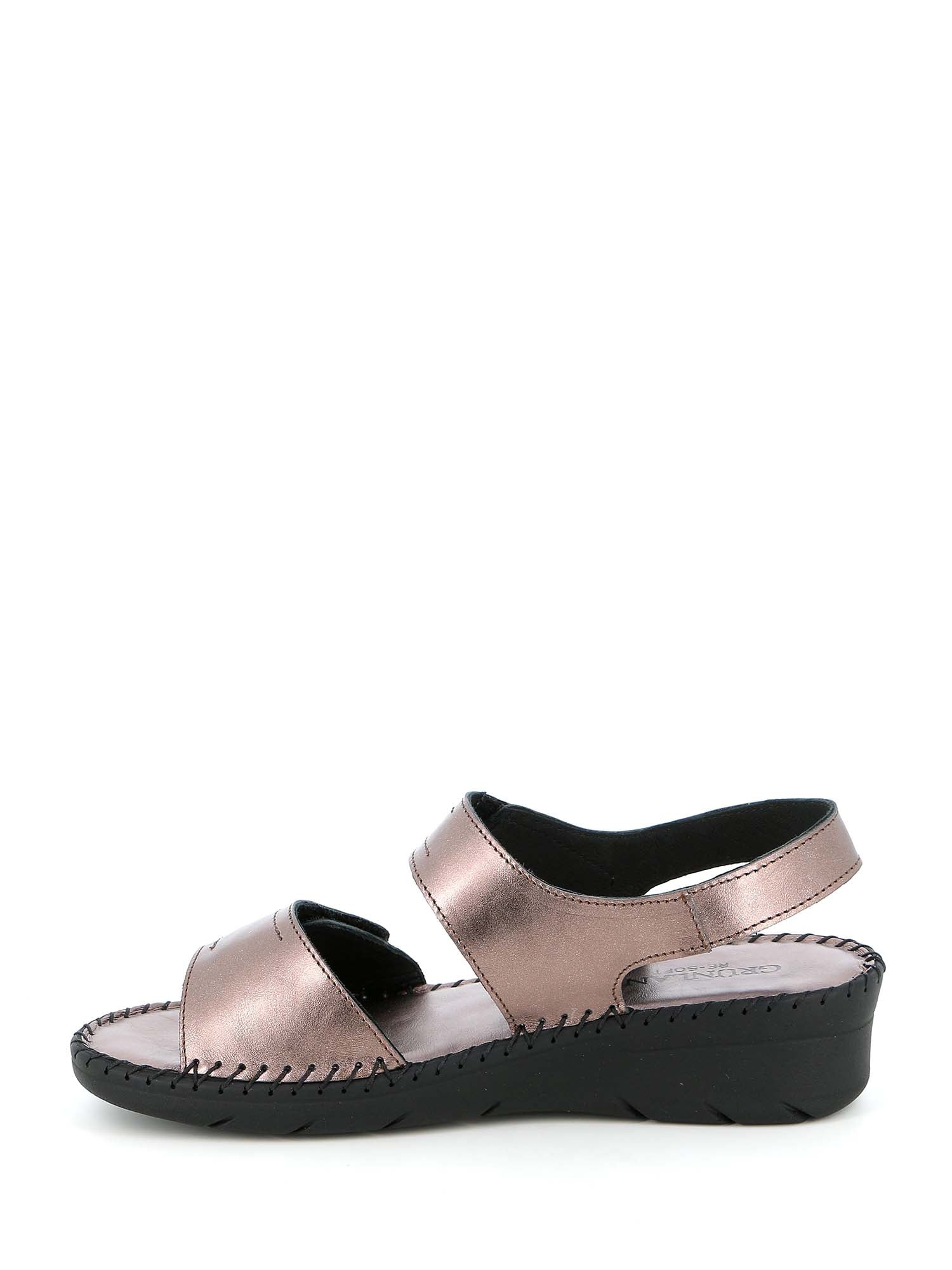 Sandali con strappi Grigio Grunland