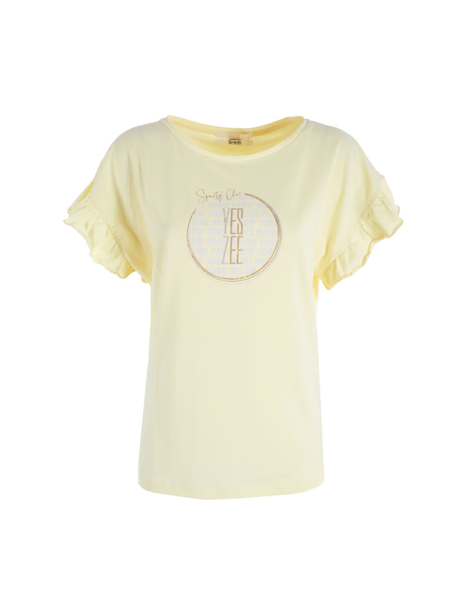 T-shirt Giallo Yes-zee