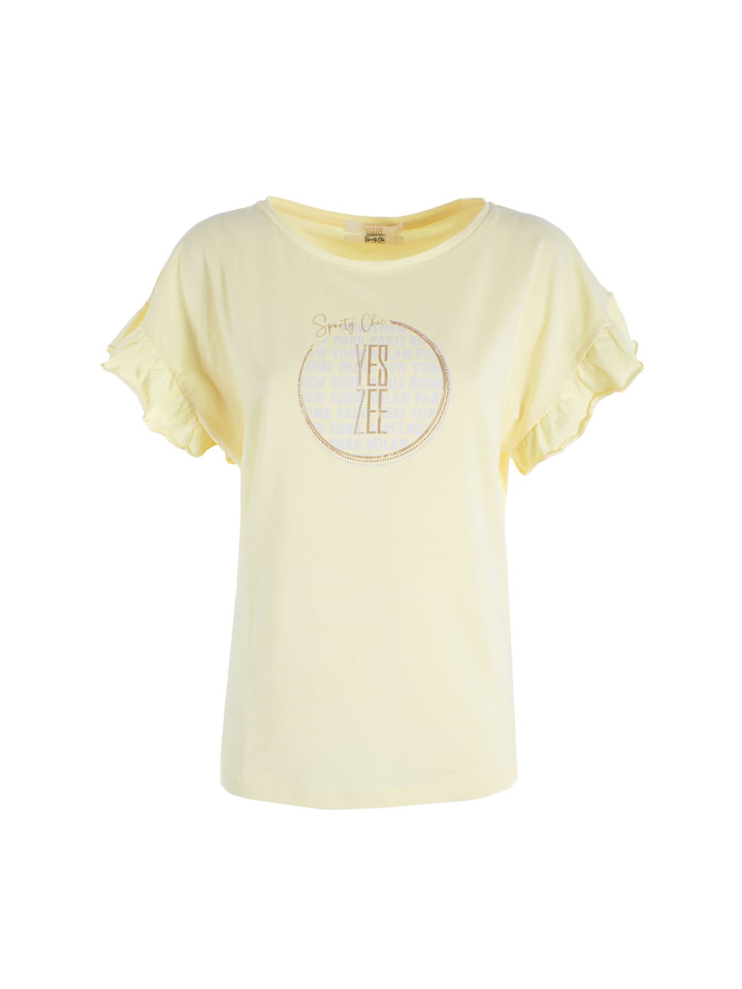 T-shirt Giallo Yes-zee