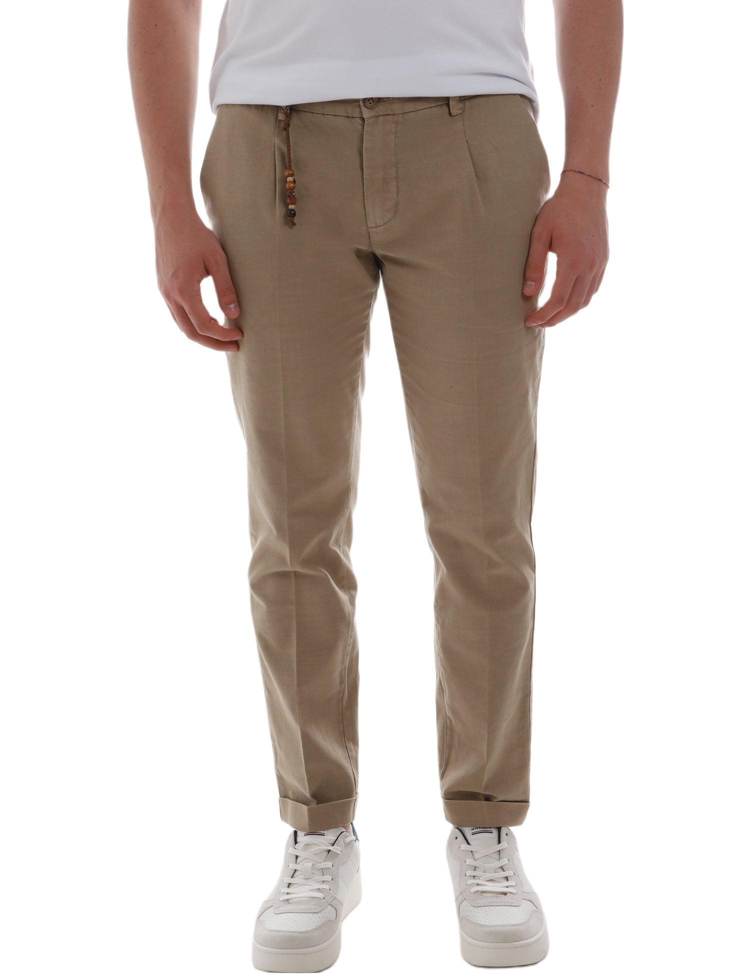 Pantaloni Beige Yes-zee