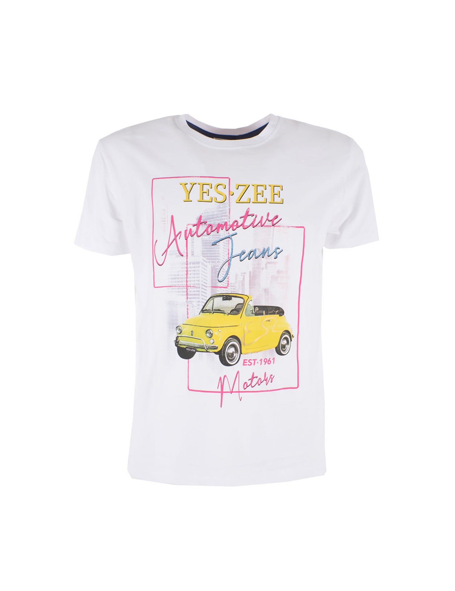 T-shirt Bianco Yes-zee