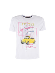 T-shirt Bianco Yes-zee