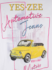 T-shirt Bianco Yes-zee