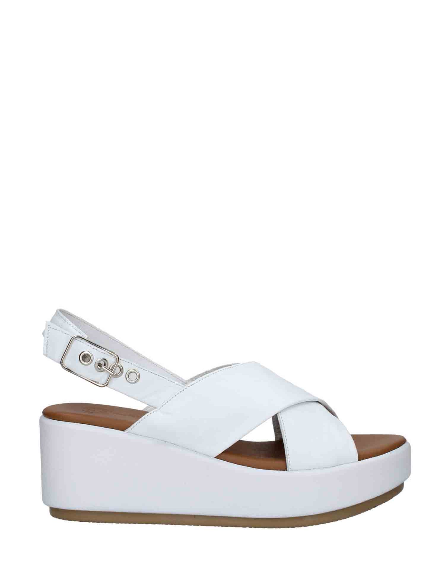 Sandali zeppa Bianco Lumberjack