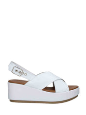 Sandali zeppa Bianco Lumberjack