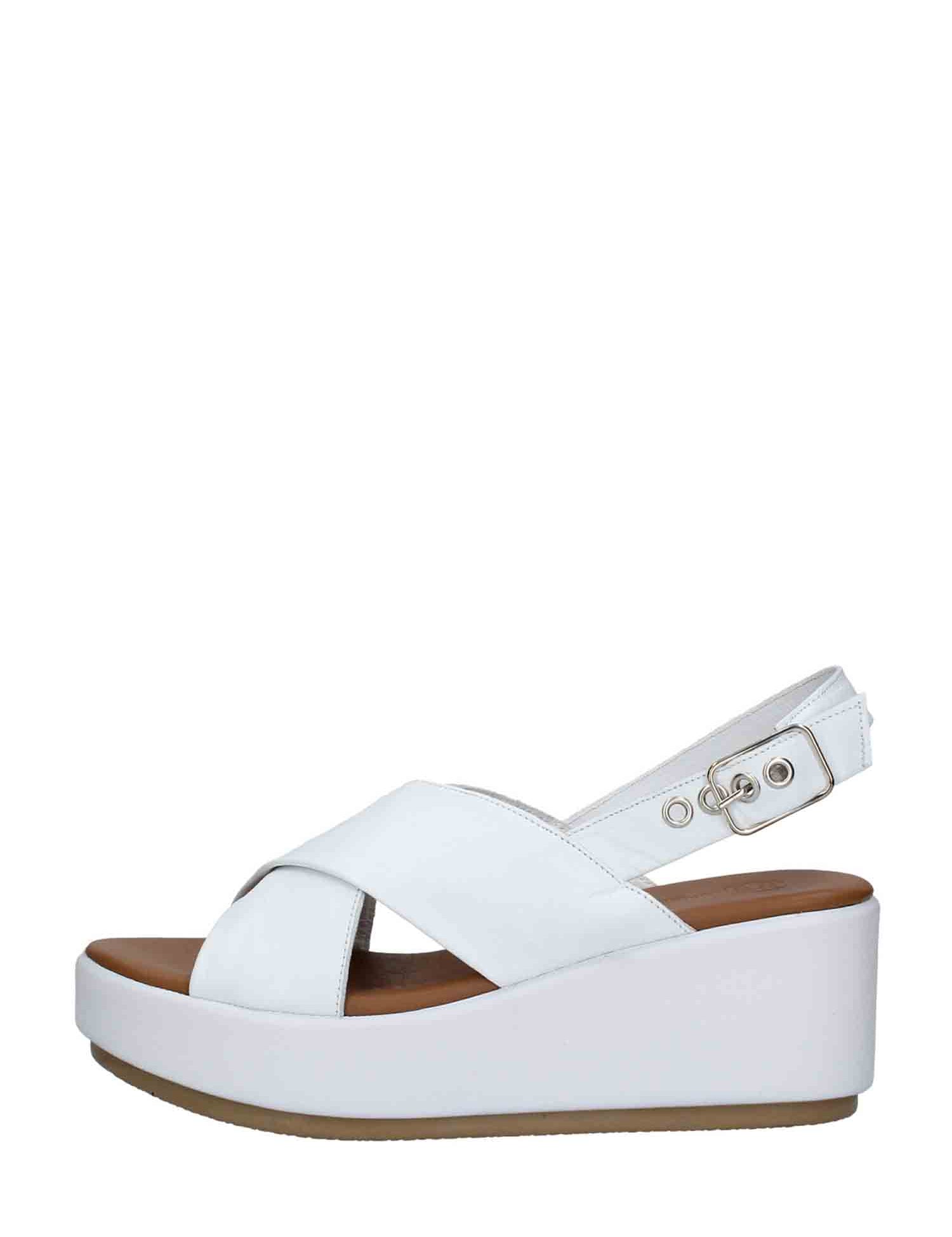 Sandali zeppa Bianco Lumberjack