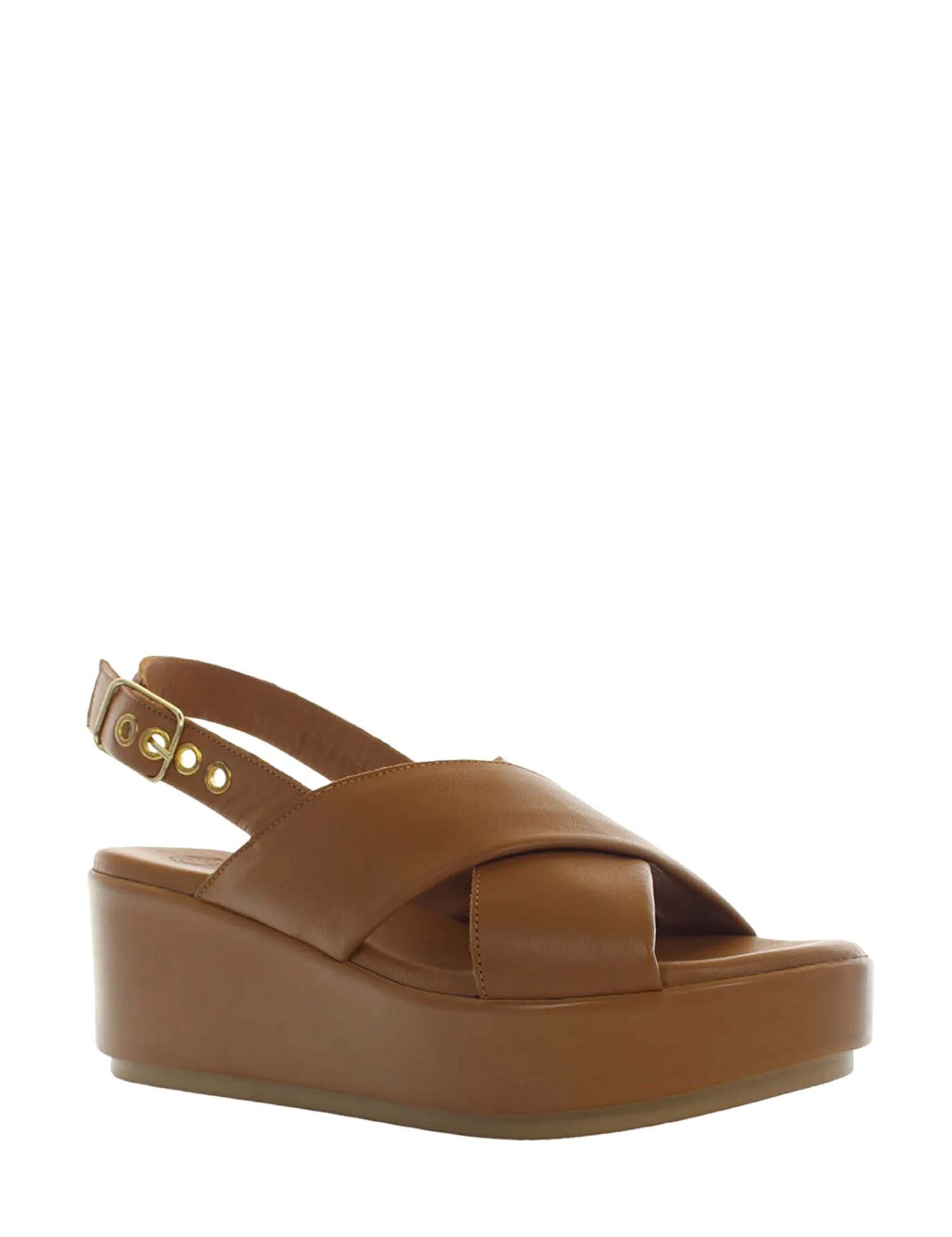 Sandali zeppa Marrone Lumberjack