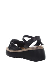 Sandali zeppa Nero Lumberjack