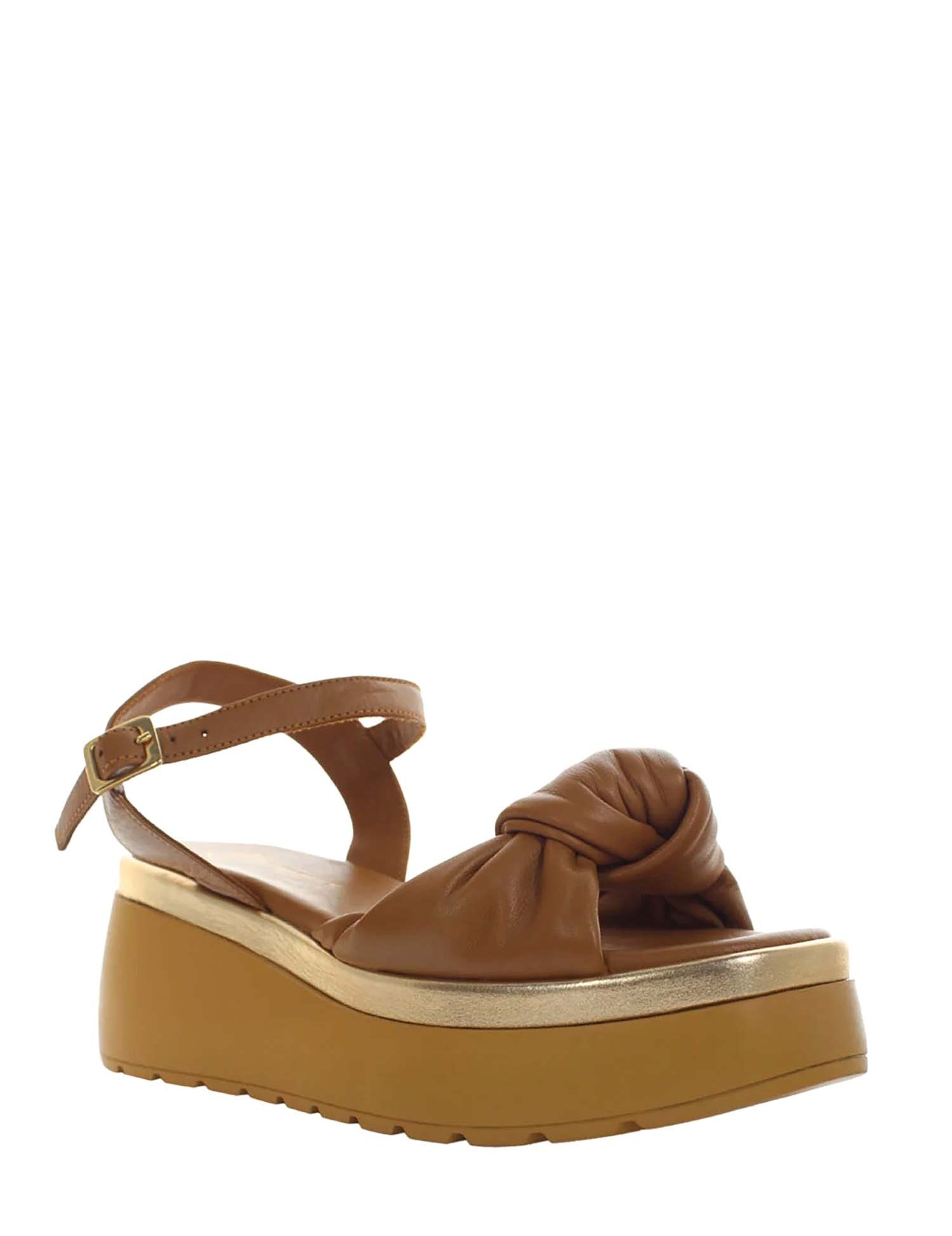 Sandali zeppa Marrone Lumberjack