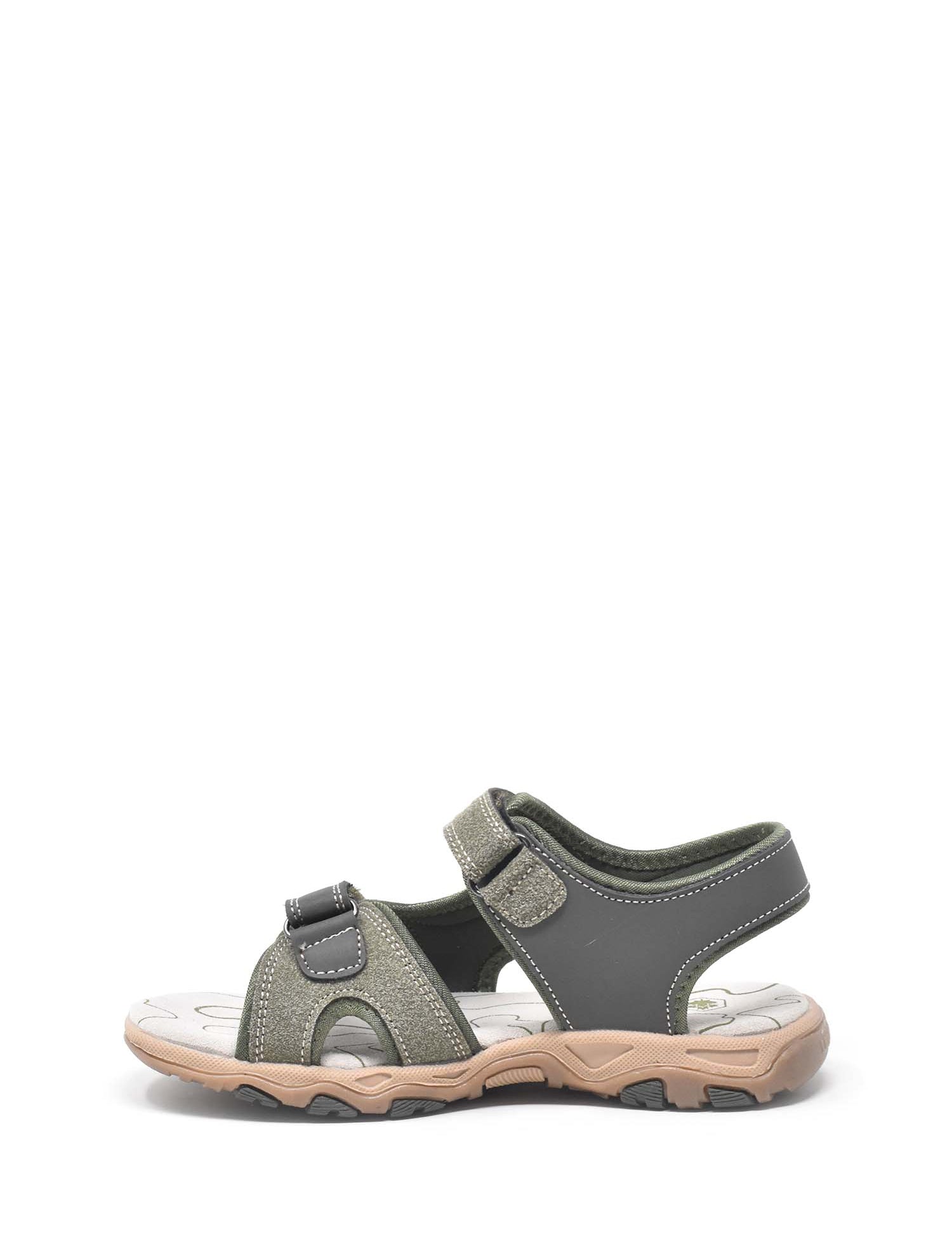 Sandali con strappi Verde Lumberjack