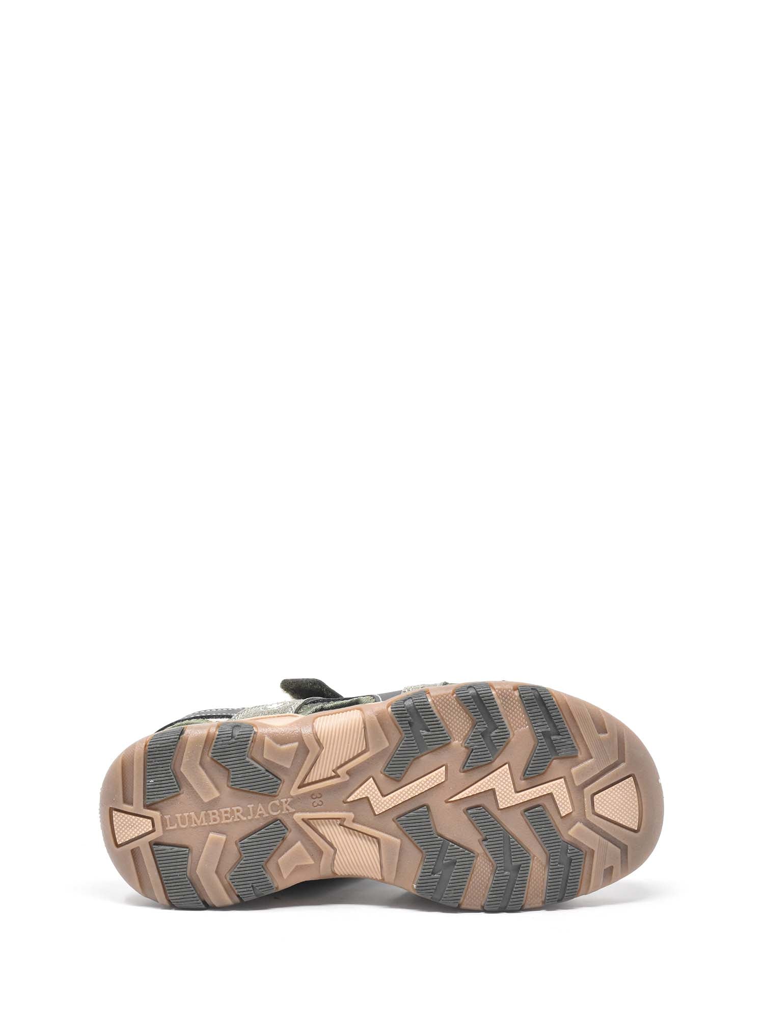 Sandali con strappi Verde Lumberjack