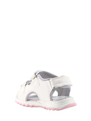 Sandali con strappi Bianco Rosa Lumberjack