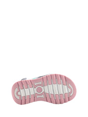 Sandali con strappi Bianco Rosa Lumberjack