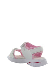 Sandali con strappi Bianco Rosa Lumberjack