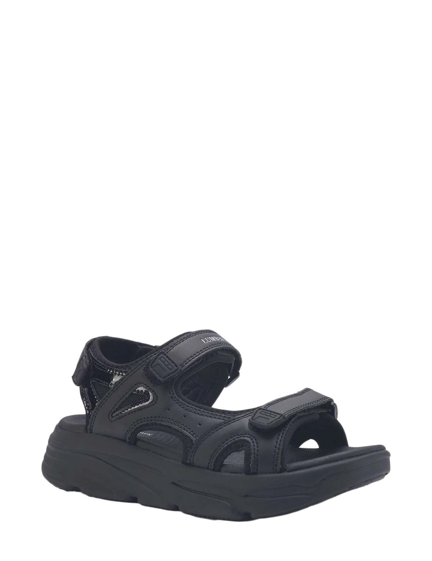 Sandali con strappi Nero Lumberjack