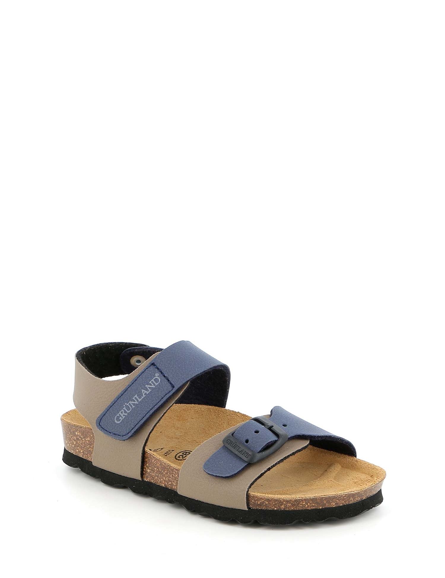 Sandali con strappi Blu Grunland Junior