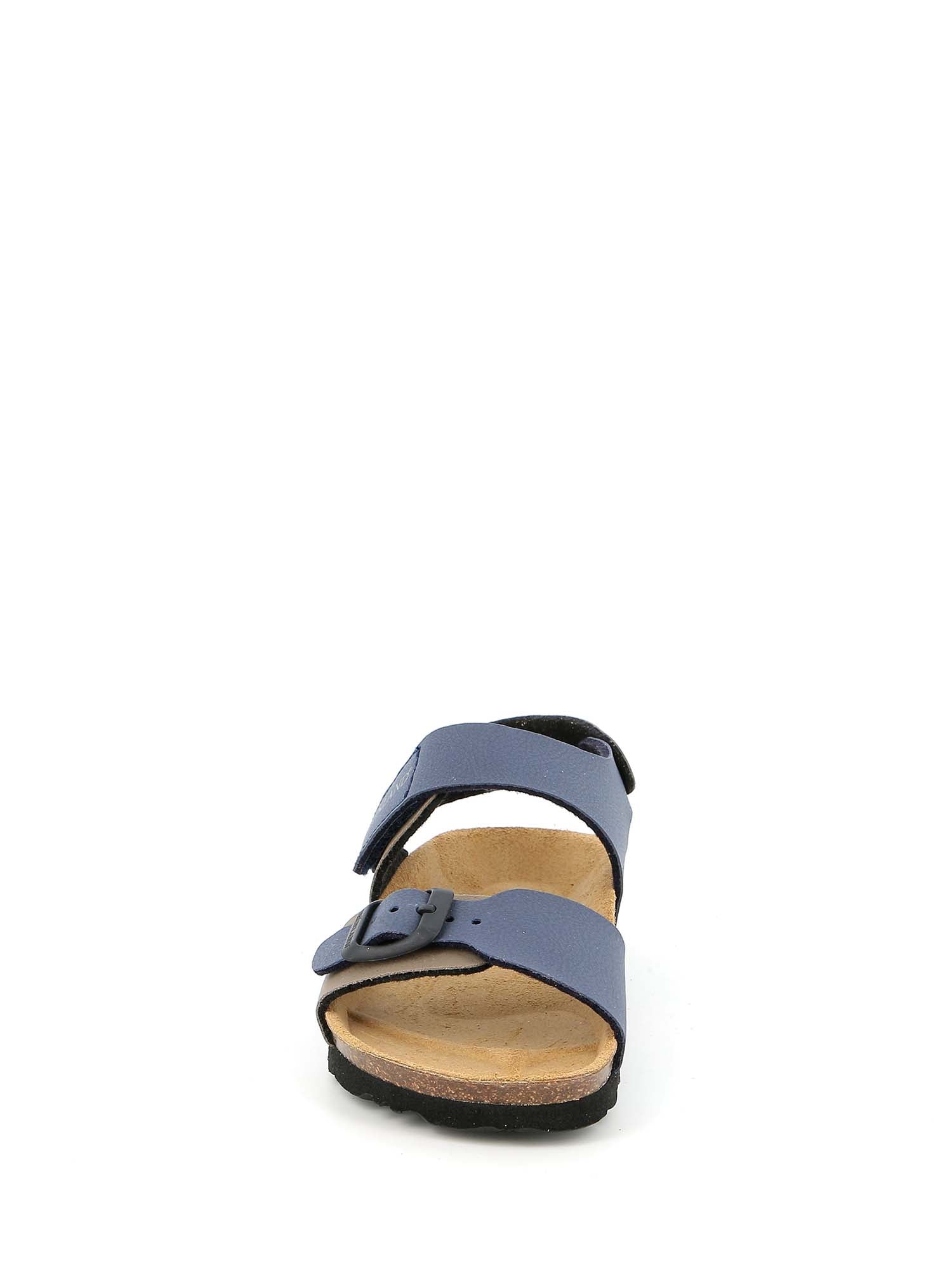 Sandali con strappi Blu Grunland Junior