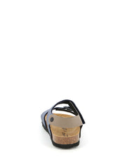 Sandali con strappi Blu Grunland Junior