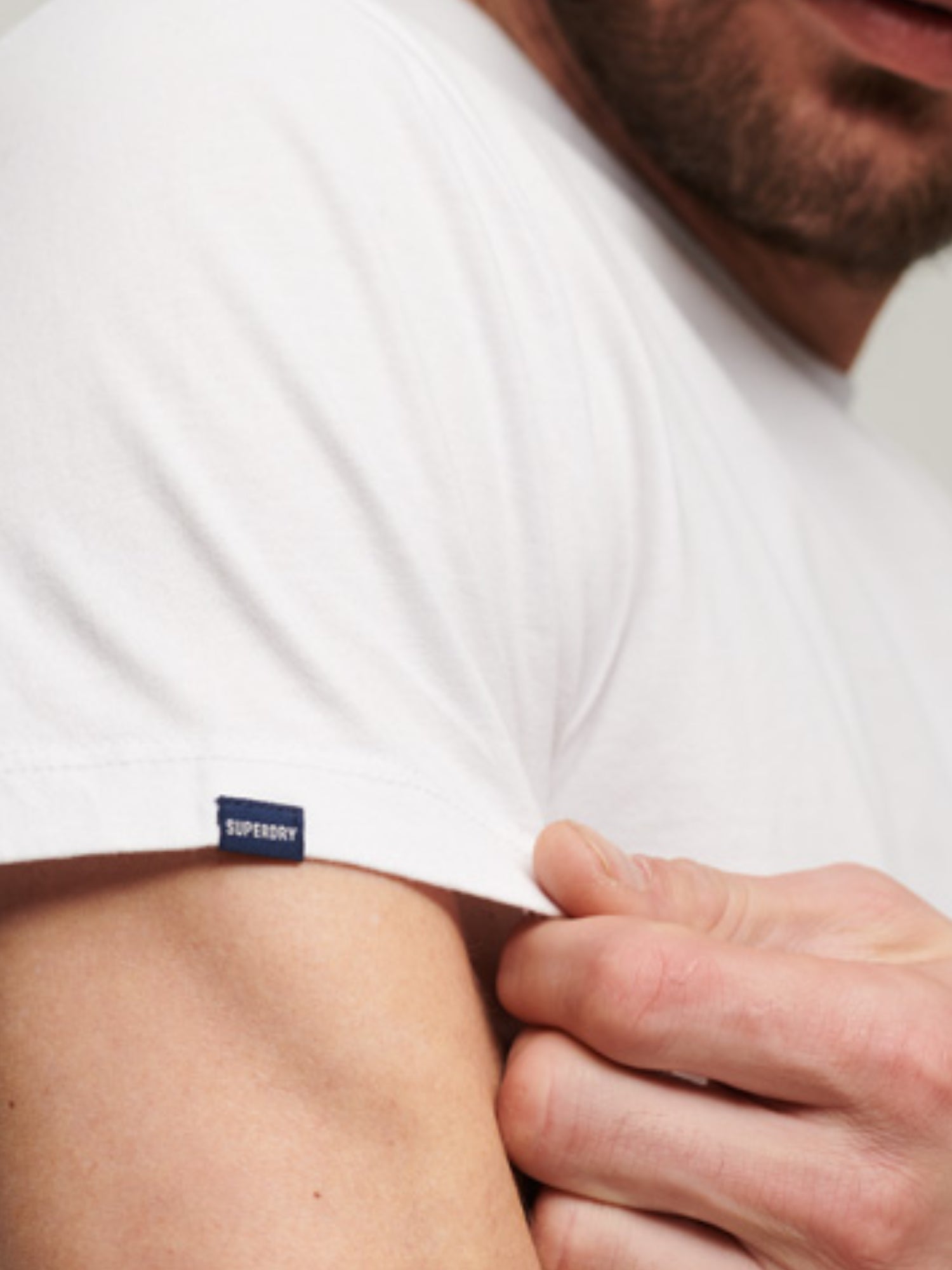 T-shirt Bianco Superdry