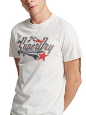 T-shirt Bianco Superdry