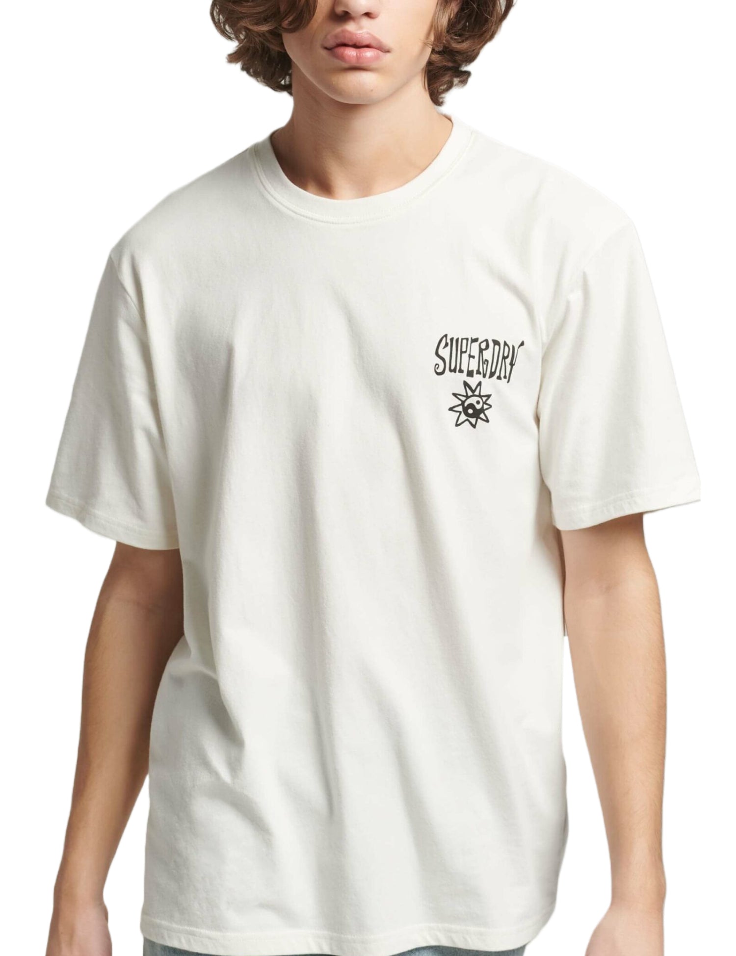 T-shirt Bianco Superdry
