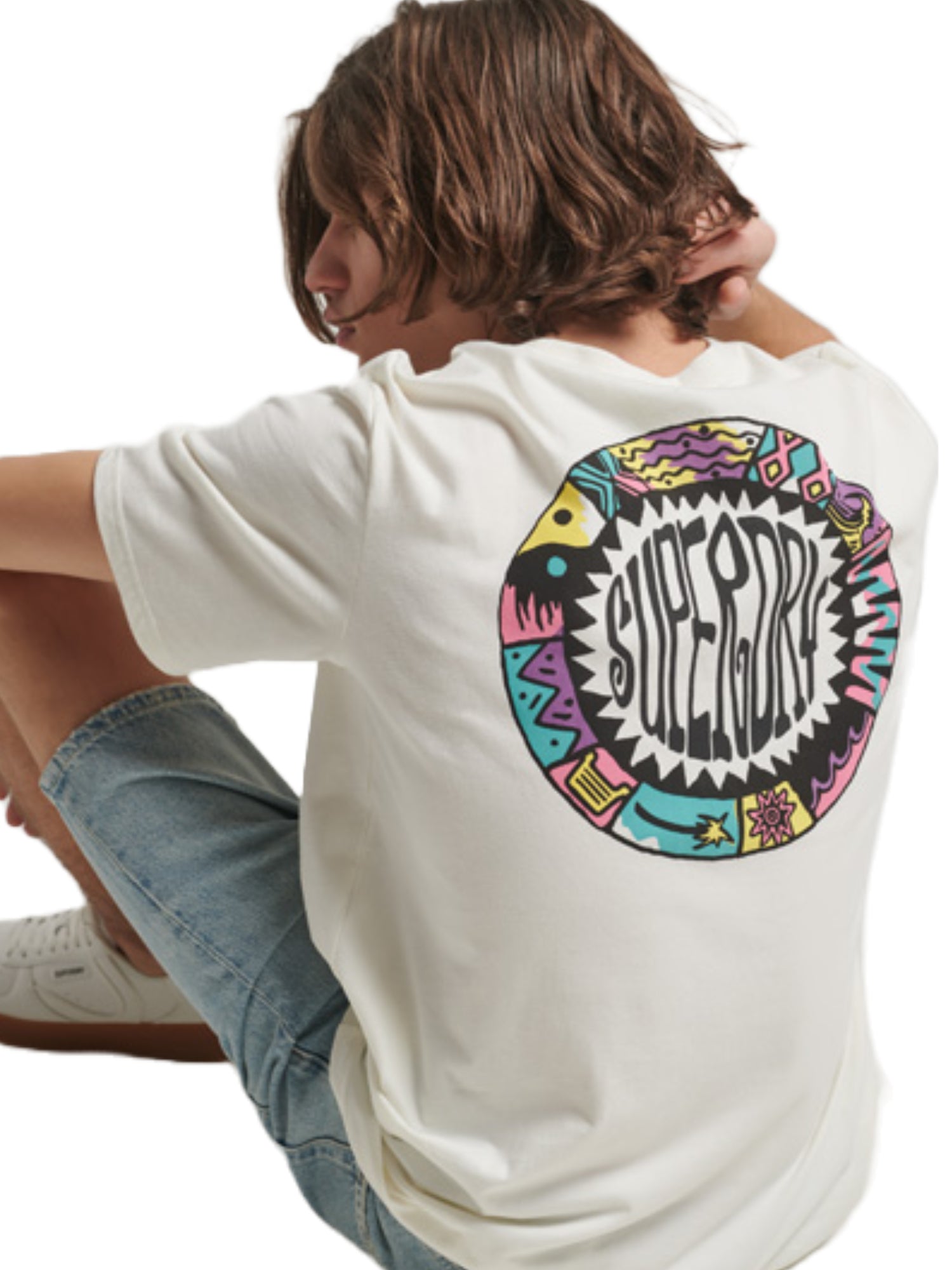 T-shirt Bianco Superdry