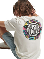 T-shirt Bianco Superdry