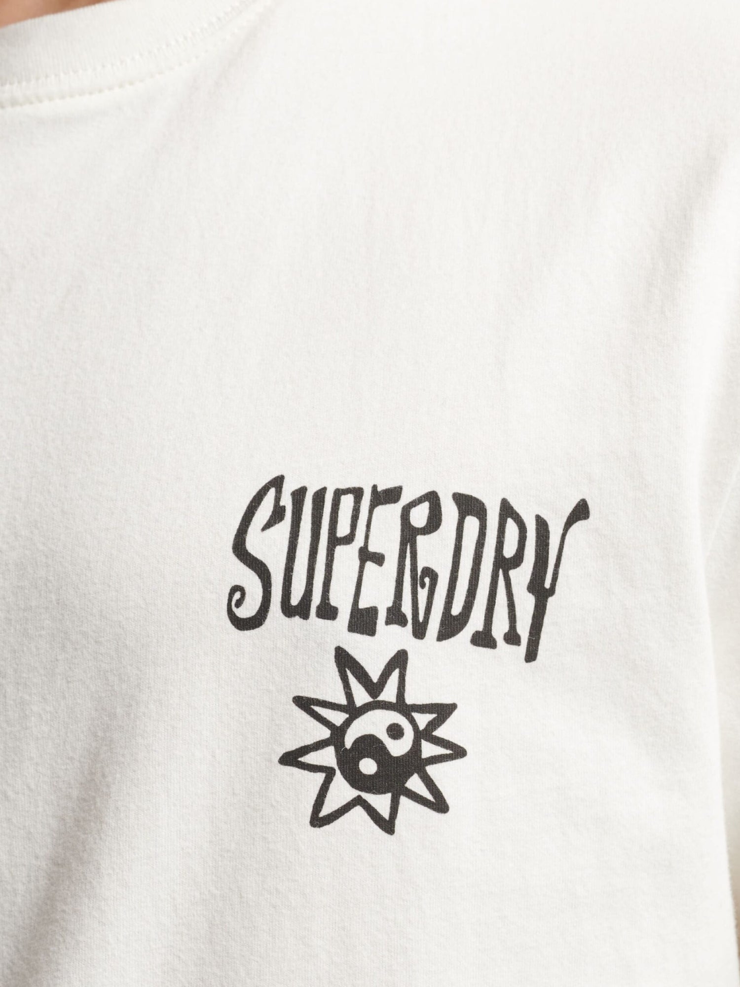 T-shirt Bianco Superdry