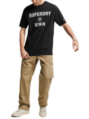 T-shirt Nero Superdry