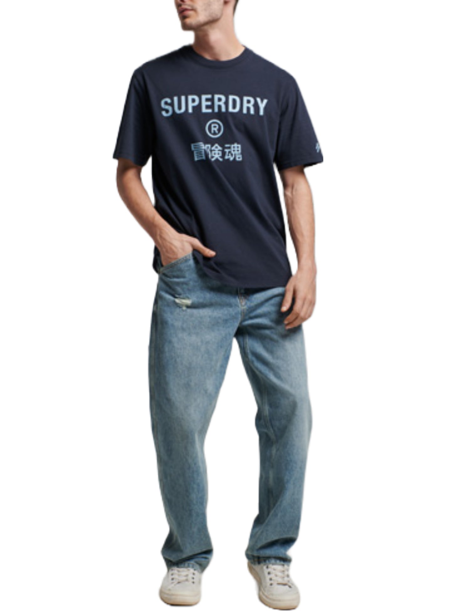 T-shirt Blu Superdry