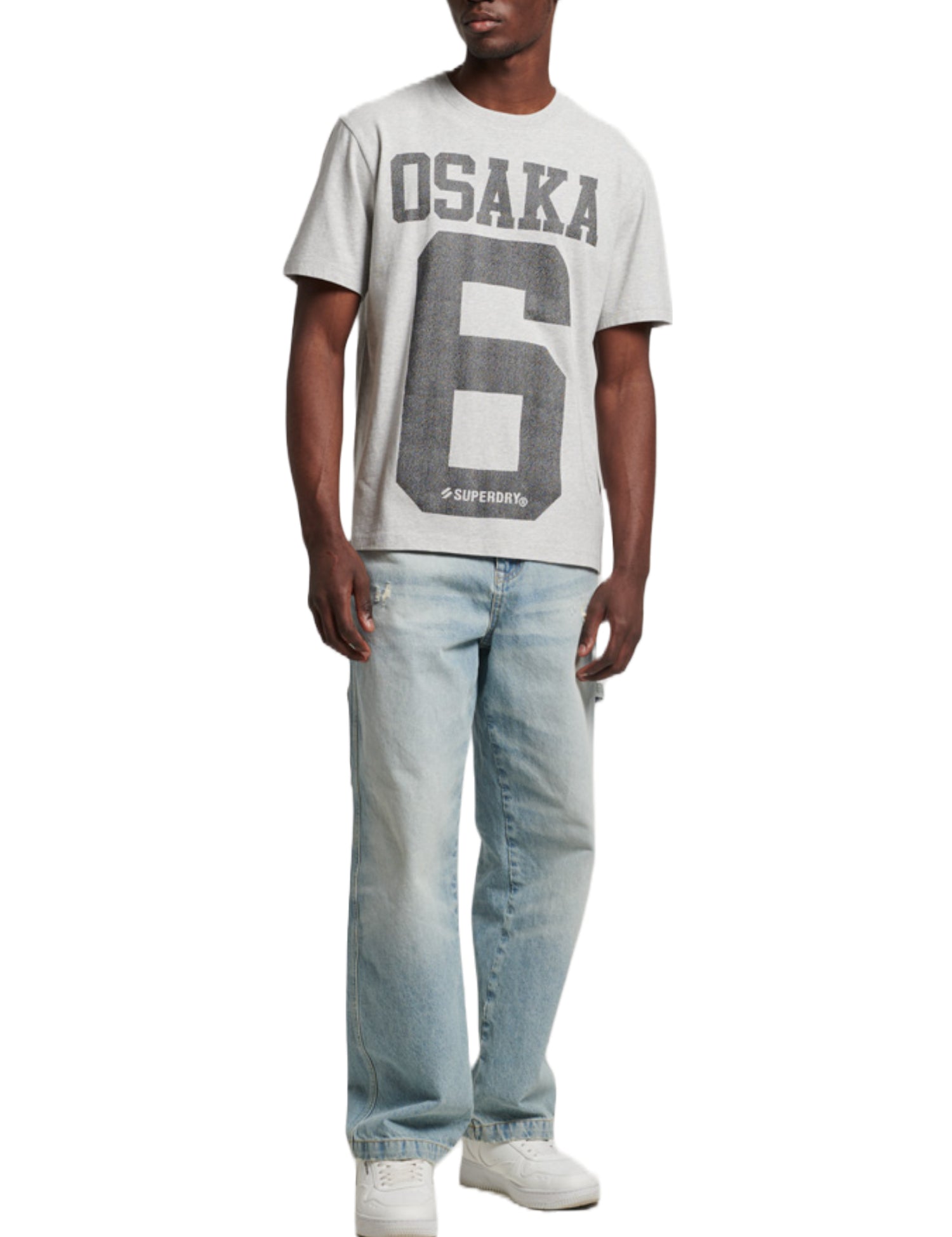 T-shirt Grigio Superdry