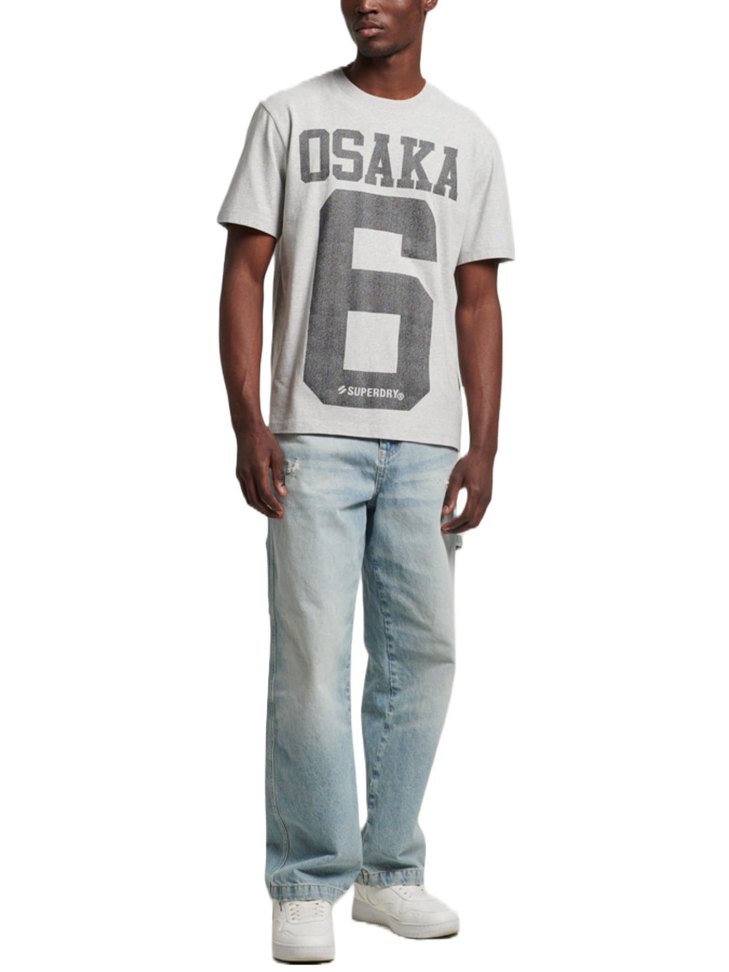 T-shirt Grigio Superdry