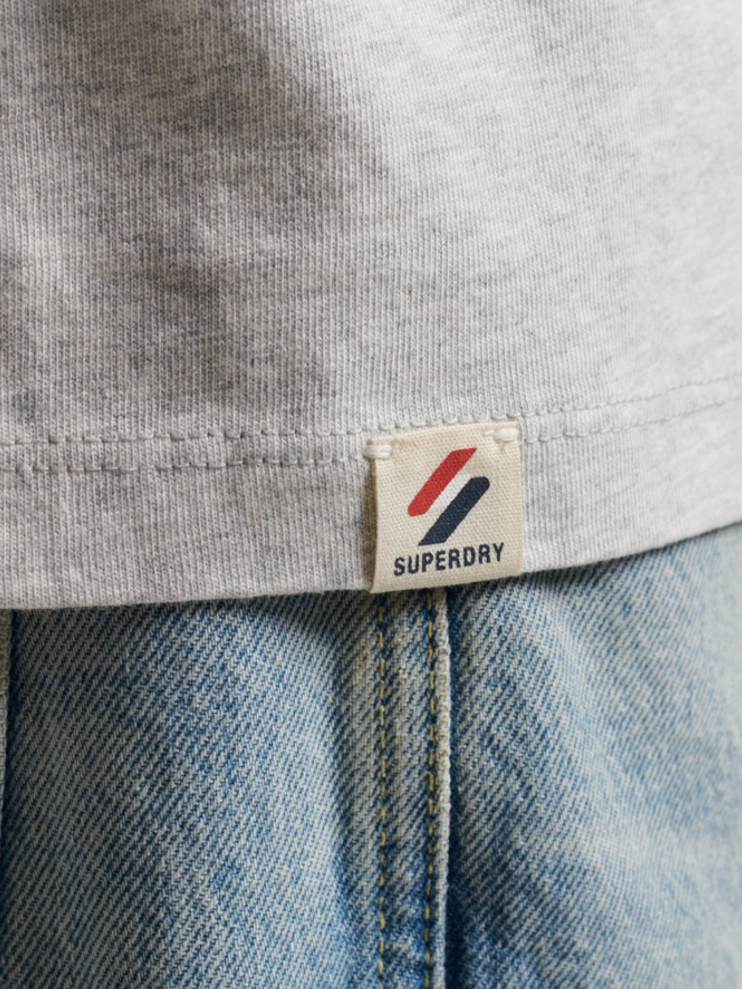 T-shirt Grigio Superdry