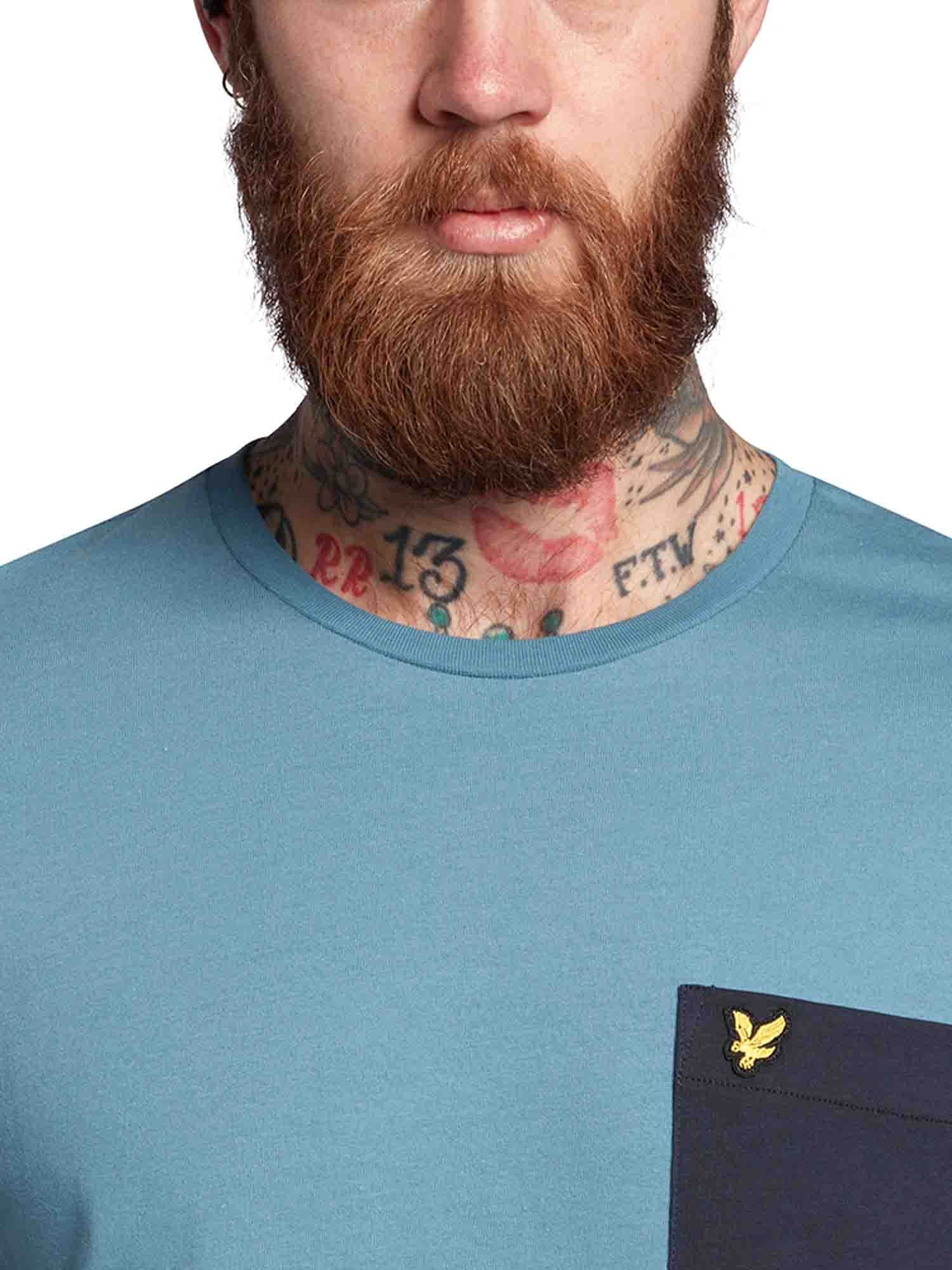T-shirt Blu Lyle & Scott